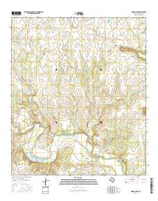 Eidson Lake Texas Current topographic map, 1:24000 scale, 7.5 X 7.5 Minute, Year 2016