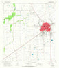 El Campo Texas Historical topographic map, 1:24000 scale, 7.5 X 7.5 Minute, Year 1965