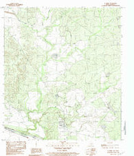 El Indio Texas Historical topographic map, 1:24000 scale, 7.5 X 7.5 Minute, Year 1983