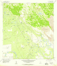 El Jardin Texas Historical topographic map, 1:24000 scale, 7.5 X 7.5 Minute, Year 1956