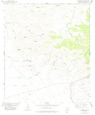 El Muerto Peak Texas Historical topographic map, 1:24000 scale, 7.5 X 7.5 Minute, Year 1978