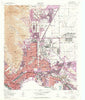 El Paso Texas Historical topographic map, 1:24000 scale, 7.5 X 7.5 Minute, Year 1955