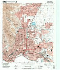 El Paso Texas Historical topographic map, 1:24000 scale, 7.5 X 7.5 Minute, Year 1997