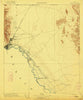 El Paso Texas Historical topographic map, 1:125000 scale, 30 X 30 Minute, Year 1908