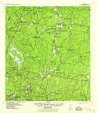 El Sauz Texas Historical topographic map, 1:62500 scale, 15 X 15 Minute, Year 1938