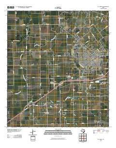 El Campo Texas Historical topographic map, 1:24000 scale, 7.5 X 7.5 Minute, Year 2010