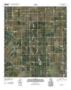 El Campo SE Texas Historical topographic map, 1:24000 scale, 7.5 X 7.5 Minute, Year 2010
