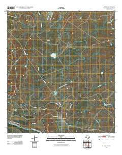 El Indio Texas Historical topographic map, 1:24000 scale, 7.5 X 7.5 Minute, Year 2010