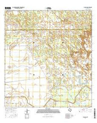 El Jardin Texas Current topographic map, 1:24000 scale, 7.5 X 7.5 Minute, Year 2016
