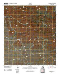 El Muerto Peak Texas Historical topographic map, 1:24000 scale, 7.5 X 7.5 Minute, Year 2010