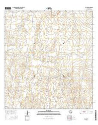 El Sauz Texas Current topographic map, 1:24000 scale, 7.5 X 7.5 Minute, Year 2016