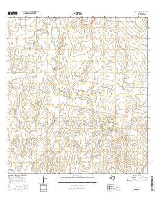 El Sauz Texas Current topographic map, 1:24000 scale, 7.5 X 7.5 Minute, Year 2016