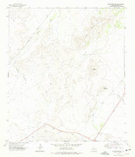 Elam Mountain Texas Historical topographic map, 1:24000 scale, 7.5 X 7.5 Minute, Year 1972