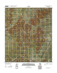 Elam Mountain Texas Historical topographic map, 1:24000 scale, 7.5 X 7.5 Minute, Year 2012