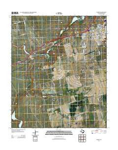 Elbow Texas Historical topographic map, 1:24000 scale, 7.5 X 7.5 Minute, Year 2012