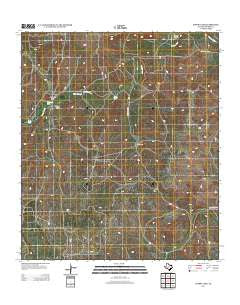 Elbow Lake Texas Historical topographic map, 1:24000 scale, 7.5 X 7.5 Minute, Year 2012