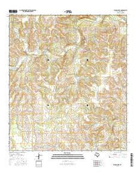 Elbow Lake Texas Current topographic map, 1:24000 scale, 7.5 X 7.5 Minute, Year 2016
