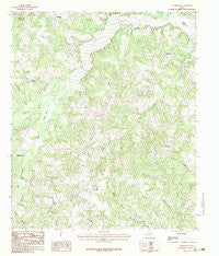 Elderville Texas Historical topographic map, 1:24000 scale, 7.5 X 7.5 Minute, Year 1983