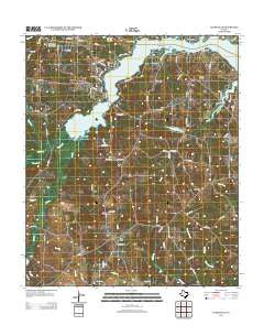 Elderville Texas Historical topographic map, 1:24000 scale, 7.5 X 7.5 Minute, Year 2013