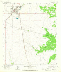 Eldorado Texas Historical topographic map, 1:24000 scale, 7.5 X 7.5 Minute, Year 1964