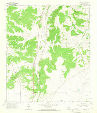 Eldorado NE Texas Historical topographic map, 1:24000 scale, 7.5 X 7.5 Minute, Year 1964