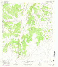 Eldorado NE Texas Historical topographic map, 1:24000 scale, 7.5 X 7.5 Minute, Year 1964