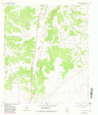 Eldorado NE Texas Historical topographic map, 1:24000 scale, 7.5 X 7.5 Minute, Year 1964