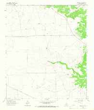 Eldorado NW Texas Historical topographic map, 1:24000 scale, 7.5 X 7.5 Minute, Year 1964