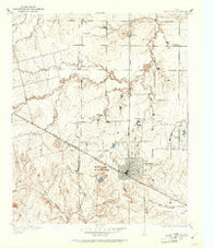 Electra Texas Historical topographic map, 1:24000 scale, 7.5 X 7.5 Minute, Year 1916