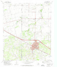 Electra Texas Historical topographic map, 1:24000 scale, 7.5 X 7.5 Minute, Year 1972