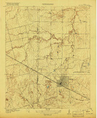 Electra Texas Historical topographic map, 1:31680 scale, 7.5 X 7.5 Minute, Year 1918