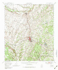 Elgin Texas Historical topographic map, 1:62500 scale, 15 X 15 Minute, Year 1948