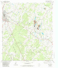 Elgin East Texas Historical topographic map, 1:24000 scale, 7.5 X 7.5 Minute, Year 1982