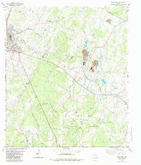 Elgin East Texas Historical topographic map, 1:24000 scale, 7.5 X 7.5 Minute, Year 1982