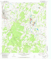 Elgin East Texas Historical topographic map, 1:24000 scale, 7.5 X 7.5 Minute, Year 1982