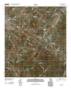 Elgin East Texas Historical topographic map, 1:24000 scale, 7.5 X 7.5 Minute, Year 2010