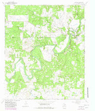 Eliasville Texas Historical topographic map, 1:24000 scale, 7.5 X 7.5 Minute, Year 1967