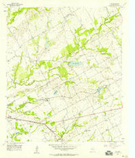 Elk Texas Historical topographic map, 1:24000 scale, 7.5 X 7.5 Minute, Year 1957