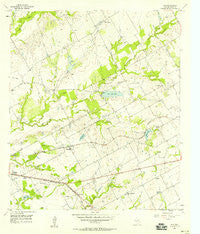 Elk Texas Historical topographic map, 1:24000 scale, 7.5 X 7.5 Minute, Year 1957