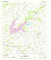 Elk Texas Historical topographic map, 1:24000 scale, 7.5 X 7.5 Minute, Year 1957