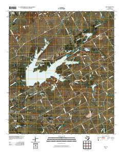 Elk Texas Historical topographic map, 1:24000 scale, 7.5 X 7.5 Minute, Year 2010