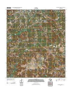 Elkhart Creek Texas Historical topographic map, 1:24000 scale, 7.5 X 7.5 Minute, Year 2013