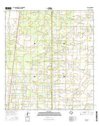 Ella Texas Current topographic map, 1:24000 scale, 7.5 X 7.5 Minute, Year 2016