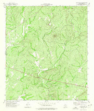 Elm Mountain Texas Historical topographic map, 1:24000 scale, 7.5 X 7.5 Minute, Year 1974