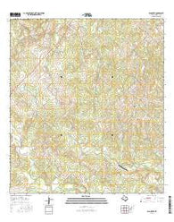 Elm Creek Texas Current topographic map, 1:24000 scale, 7.5 X 7.5 Minute, Year 2016