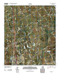 Elm Mott Texas Historical topographic map, 1:24000 scale, 7.5 X 7.5 Minute, Year 2010