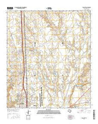 Elm Mott Texas Current topographic map, 1:24000 scale, 7.5 X 7.5 Minute, Year 2016