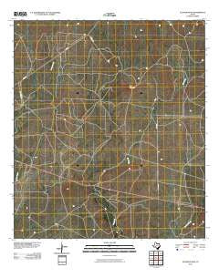 Elm Mountain Texas Historical topographic map, 1:24000 scale, 7.5 X 7.5 Minute, Year 2010