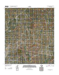Elm Mountain Texas Historical topographic map, 1:24000 scale, 7.5 X 7.5 Minute, Year 2012