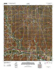 Elm Slough Texas Historical topographic map, 1:24000 scale, 7.5 X 7.5 Minute, Year 2010